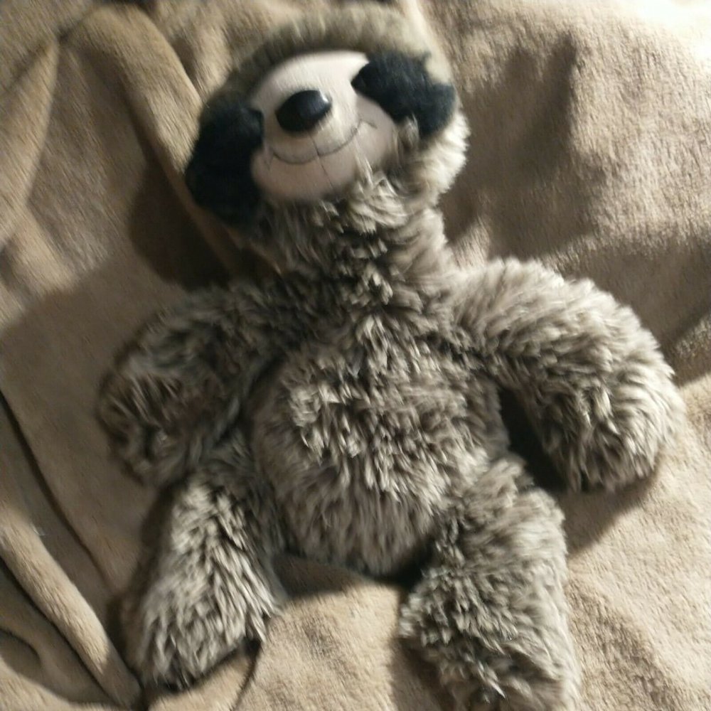 GUND Roswel Sloth Stuffed Animal Plush Dark Gray, 15"